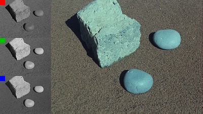 Red Green & Blue Images Combined