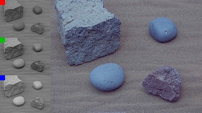 Red Green & Blue Images Combined