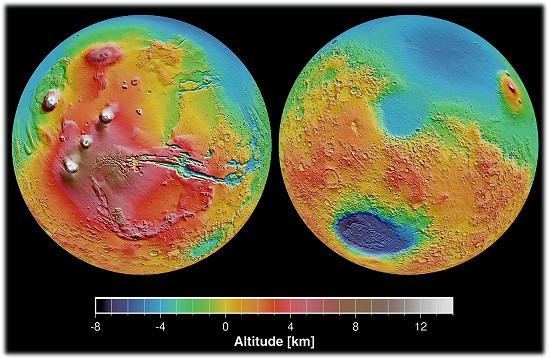 MOLA Mars Globe