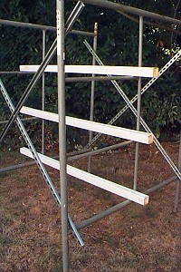 CEMSS Cave Scaffold base section details