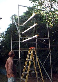 Two section scaffold - 12 Feet tall